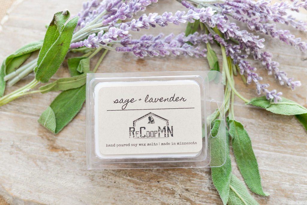 Lavender Sage Wax Melt, Scented Wax for Wax Warmer, Hand Poured