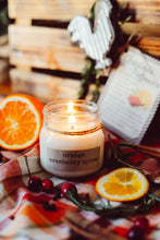 Load image into Gallery viewer, Orange Cranberry Spice Soy Candle ReCoopMN