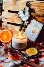Load image into Gallery viewer, Orange Cranberry Spice Soy Candle ReCoopMN