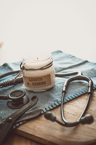 Lights & Sirens Specialty Soy Candle ReCoopMN