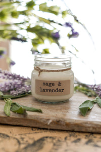 Sage & Lavender Soy Candle