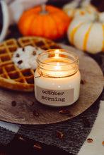 Load image into Gallery viewer, October Morning Soy Candle
