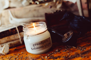 Grandpa's Tobacco Pipe Soy Candle